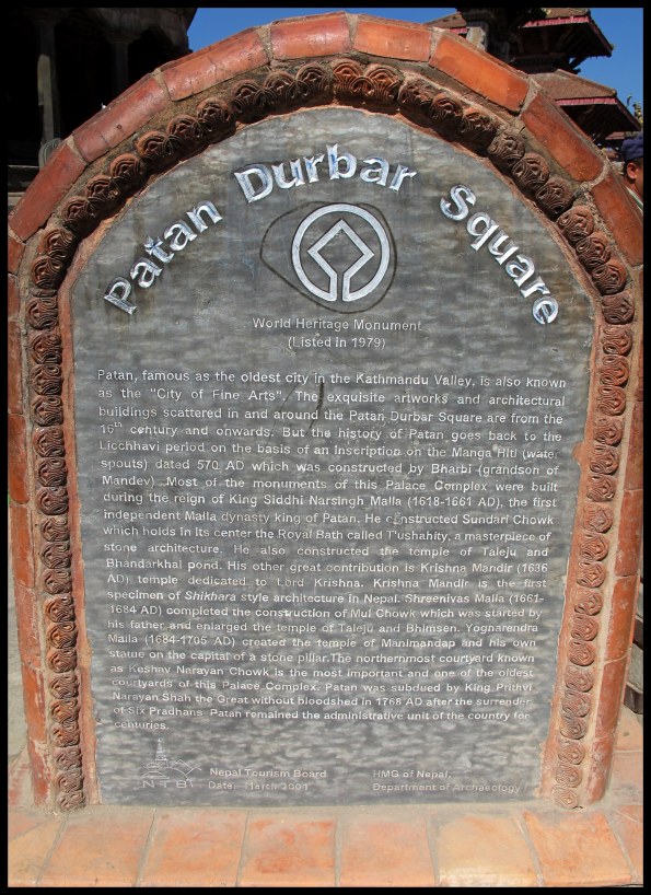 UNESCO World Heritage Site Listing - Patan Durbar Square